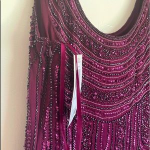 Gorgeous Patra eggplant magenta sequin sparkle dress! Size 12